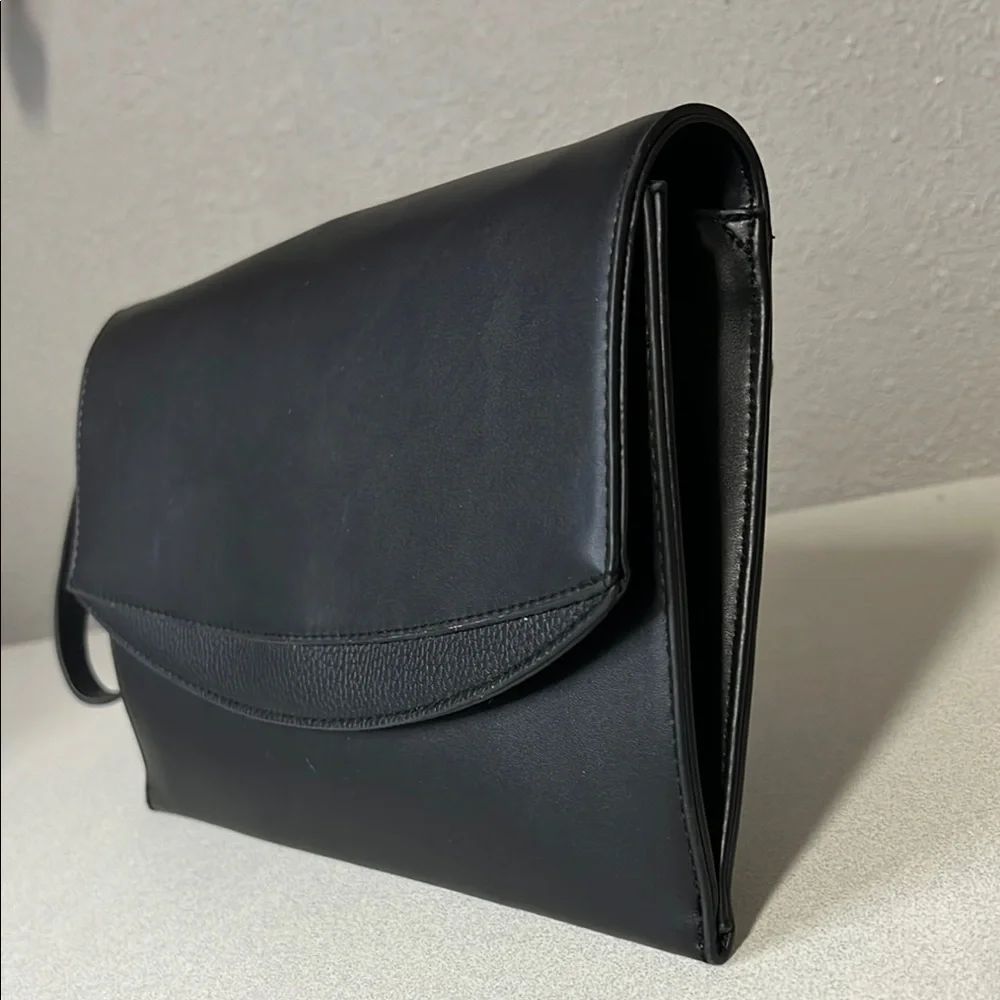 A New Day Sleek Black Clutch